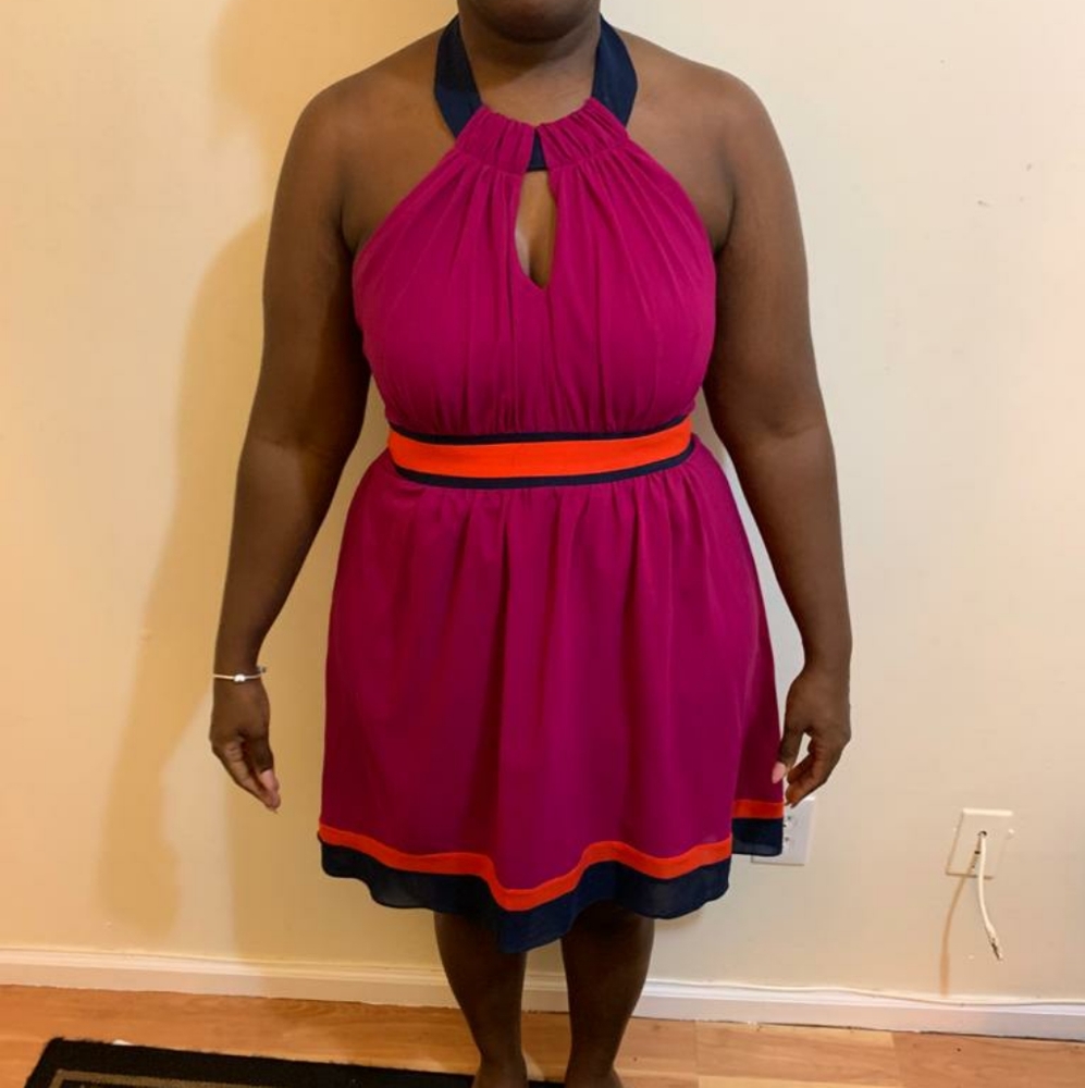 Miss Sixty High Low Halter Dress